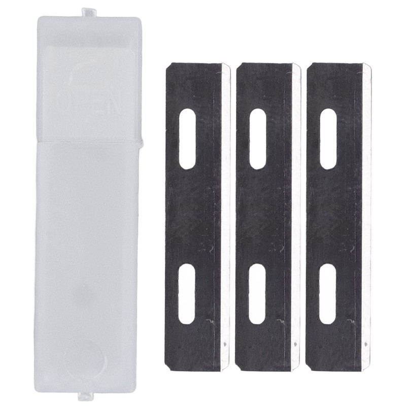 Leather Skiver 3 Blades Sturdy Durable Alloy Multipurpose Modern Black