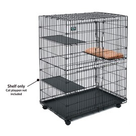 MidWest Homes for Pets Replacement Cat Shelf for Cat Playpen/Cat Cage by Midwest | Model 130