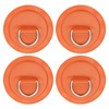 PATIKIL 3.1" Paddle Board D Rings, 4 Pcs Stainless Steel