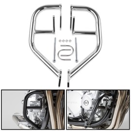 Worldmotop Highway Crash Bars Engine Guard Compatible with Honda CB1100 CB 1100 Deluxe DLX EX RS 2010-2019 (chrome)