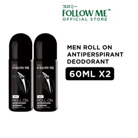 FOLLOW ME [Twin Pack] Follow Me Men Roll On Deodorant 60ml