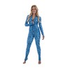 Slipins Dive Skins - Aqua Mermaid Zippered - L