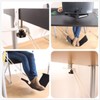 Abree Adjustable Practical Foot Hammock, Desk Footrest with Headphone Hooks