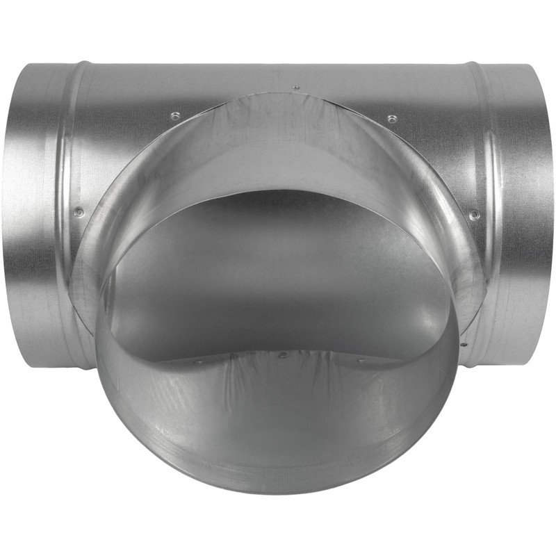 Vent Systems 8'' Inch T Shape Duct Connector 3 Way