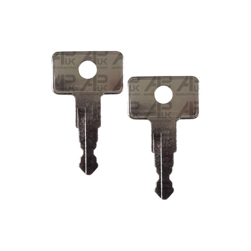 APUK 2x Ignition Switch Key Replacement for John Deere 2040