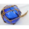 Fischer Ball - Glass & Cordage / Sisal - Blue