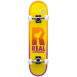 Real Skateboards Real Skateboard Complete Be Free Yellow 7.75 Inch Assembled