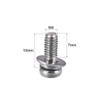 sourcing map M4 x 10mm Stainless Steel Phillips Pan Head