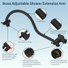 Hibbent All Metal Shower Head 10'' High Pressure Rainfall Handheld