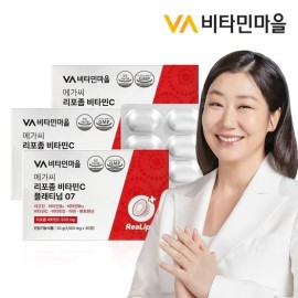 Vitamin Village 10 types of multi-functional Mega C liposome Vitamin C Platinum 07 30 tablets x 3 boxes (total 3 months supply) / 비타민마을 10종복합기능성 메가씨 리포좀 비타민C 플래티넘07 30정 x 3박스(총3개월분)
