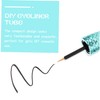 OHPHCALL Refillable Lip Gloss Tube Set 4pcs Mermaid Shape Lipstick