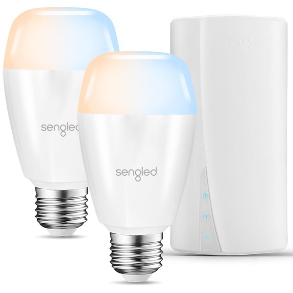 Sengled Smart LED Tunable White A19 Starter Kit, 60W Equivalent,