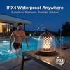 Battery operated lamp,Camping Rechargeable Lantern for Power Outages Essentials,Cordless Outdoor