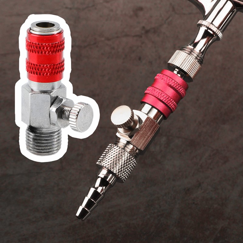 EUSTACE Airbrush Quick Joint Quick Joint with Air Adjustment Joint