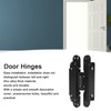 Hidden Door Hinges, Invisible Hinges for Hidden Door Silver Flush