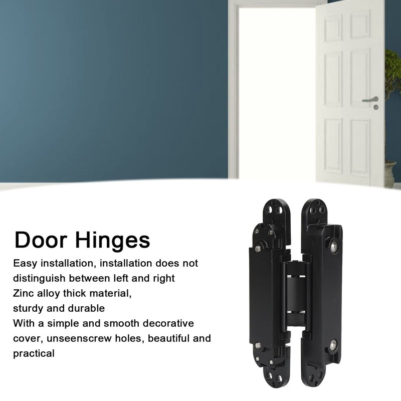 Hidden Door Hinges, Invisible Hinges for Hidden Door Silver Flush