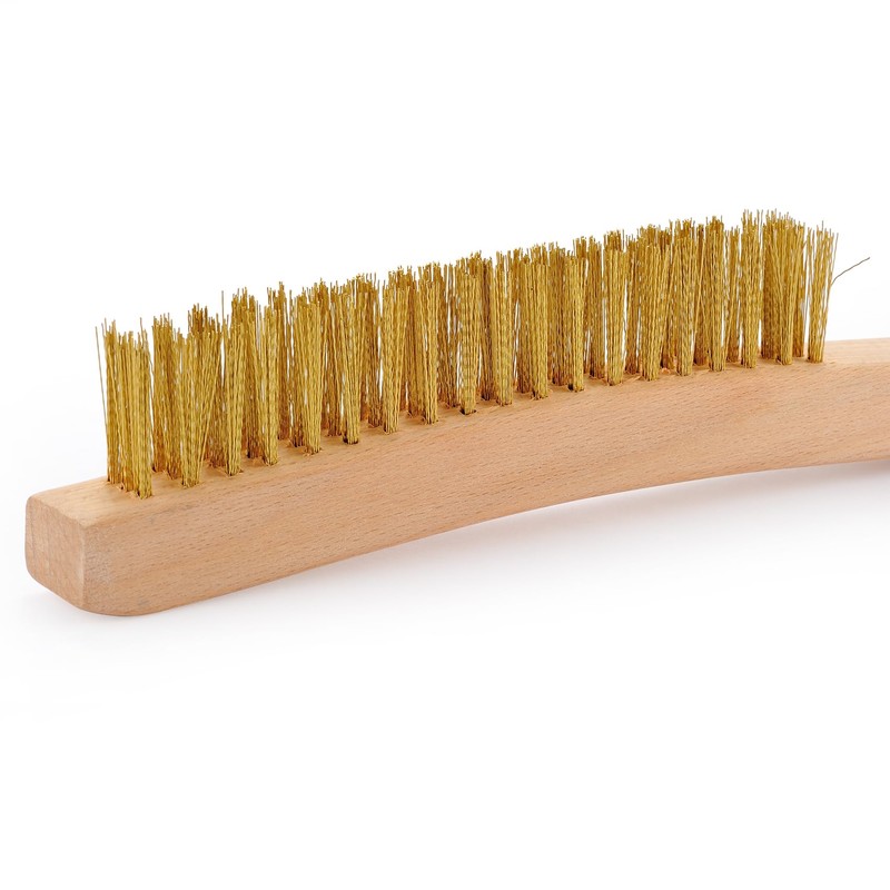 MAXMAN Brass Brush, Soft Brass Bristle Brush, Wire Brushes for