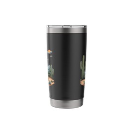 Corgi Cowboy UFO Stainless Steel Insulated Tumbler