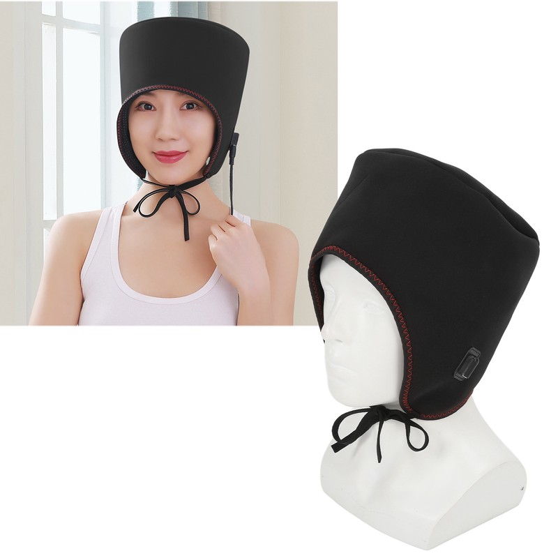 Heat Migraine Relief Hat Hot Compress 3 Gear Adjustable Even