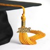Endea Graduation Single Color Tassel with Gold Date Drop (Gold,