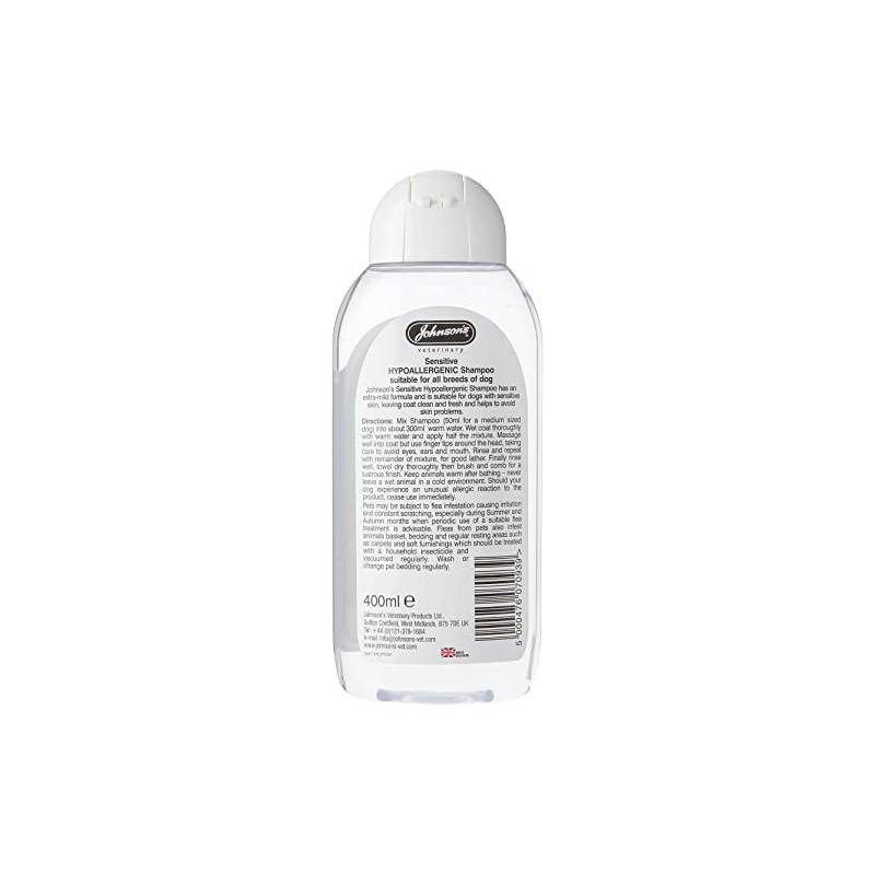 Johnsons Hypoallergenic Shampoo 400 ml Clear