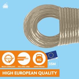 Washing line 35 meters with steel core - MADE IN HOLLAND - weatherproof and extra long - non-slip clothesline for home and camping - extra strong LaundrySpecialist