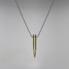 Real Metal Remington 223 Bullet Necklace 30 Inch Stainless Steel