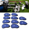10pcs Golf Club Head Cover Breathable Nylon Mesh Soft Lining