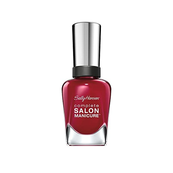 Sally Hansen Complete Salon Manicure Nagellack, Farbe 575, Red-Handed, rot,