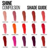 Maybelline Color Sensational Shine Compulsion Lipstick, Berry Blackmail, 1 Tube,