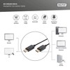 DIGITUS DisplayPort-Kabel - UHD 4K/60Hz - 2m - mit Verriegelung