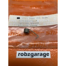 GENUINE STIHL STIHL 024 026 028 034 MS201T FS110 FC90 BR600 HOOK-ON SPRING 0000-998-0604 —B58