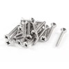 30mmx4mm Thread Diameter Stainless Steel Crosshead Self Tapping Screw 20Pcs