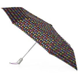 totes Sunguard - Paraguas automático de cierre abierto con protección solar y nunca mojado, Negro lluvia, 43"