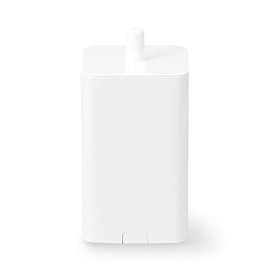 MUJI 38755661 Toilet Pot, Width 3.9 x Depth 3.9 x Height 7.9 inches (10 x 10 x 20 cm), White
