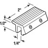 Prime-Line S 4035 Tamperproof Sliding Door Channel Lock, 2 In.,