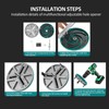 Multifunctional Universal Woodworking Hole Opener, Adjustable Punch Saw Tool For