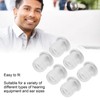 30pcs Earmold Locks Small Plastic Soft Transparent Earmold Tubing Locks
