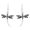 AeraVida Classy Mystique Flying Dragonfly Detailed .925 Sterling Silver Dangle