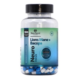 Neuro Focus Lions Mane (melena De Leon) 180 Cáps 500 Mg