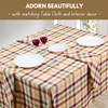 Native Fab Multi Check Cloth Napkins - Set of 12,
