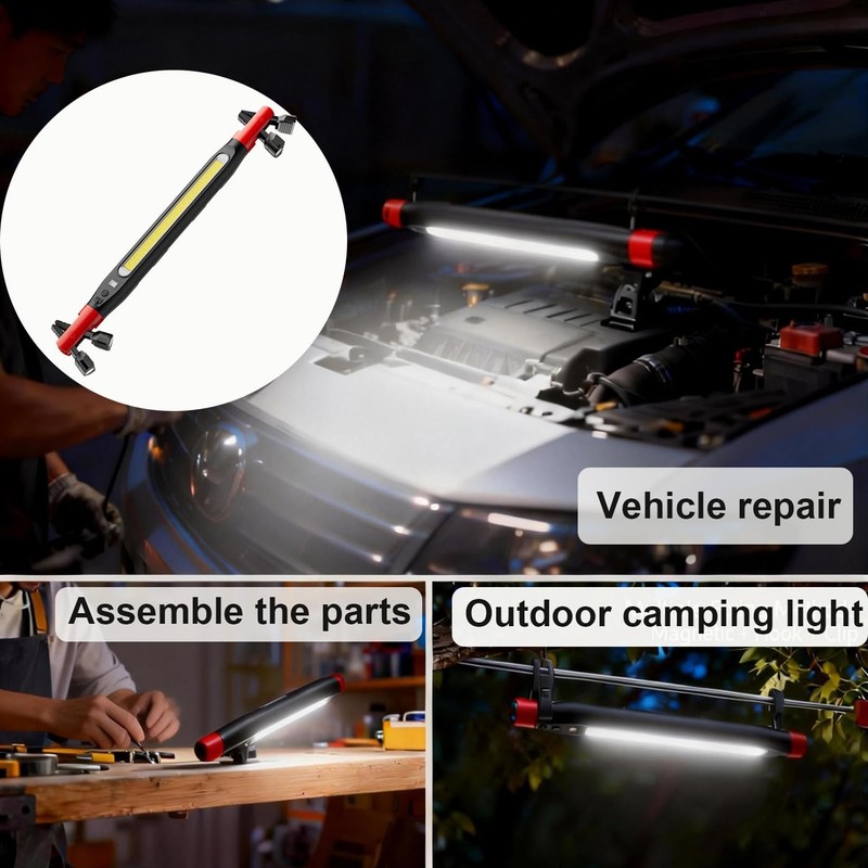 Rechargeable Magnetic LED Work Light Bar - Under Hood Light