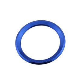 Car Steering Wheel Centre Ring, Steering Wheel Decoration Ring, Car Steering Wheel Central Ring Sticker Cover Trim Decoration Frame Sticker for X1 X3 X5 X6 E36 E39 E46 E30 E60 E90 E92 F30 F35, Blue