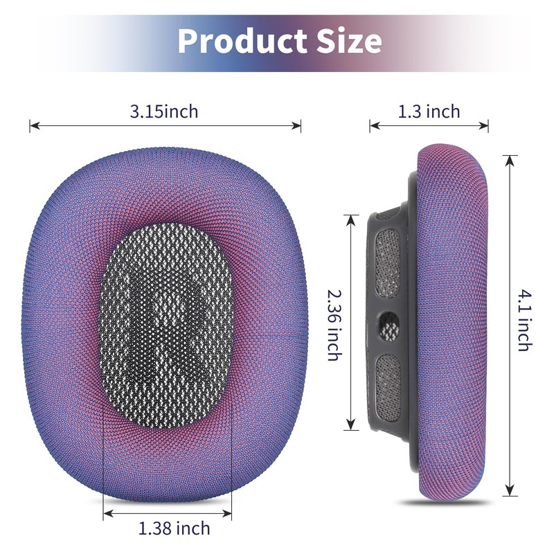 Damex mesh Fabric earpads for airpods max Ear Cushions,Compatible with