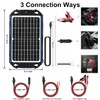 SUNER POWER Waterproof 12W 12V Solar Battery Charger & Maintainer