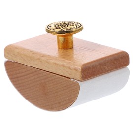 Kisangel Rocker Ink Absorber Ink Fountain Pen Suction Tool Wooden Rocker Blotter Wood Rocker Blotter Absorbing Paper Ink Absorber Tool Fountain Pen Ink Fast Drying Tool Calligraphy Tool Desk Ink Blow