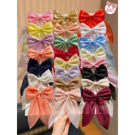 Juego De 23 Piezas De Pinzas Para El Pelo Con Forma De Lazo