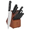 Henckels International Solution 12-pc Knife Block Set - Cherry
