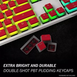 HK Gaming 108 Teclas Keycaps Para Teclado Mecánico Cherry Mx Gateron