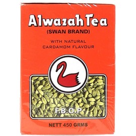Alwazah loose tea with cardamom flavor 360-gram box (Pack of 1)